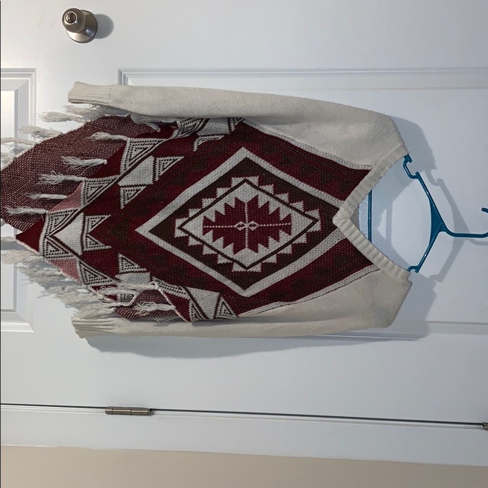 Poncho sweater